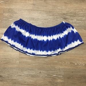 Tie dye tube top crop top